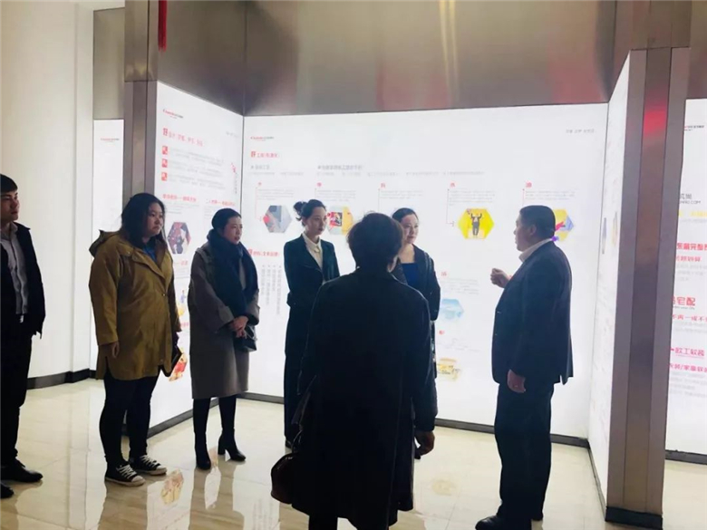 柔然彩虹隊光臨昌禾裝飾參觀學(xué)習(xí)