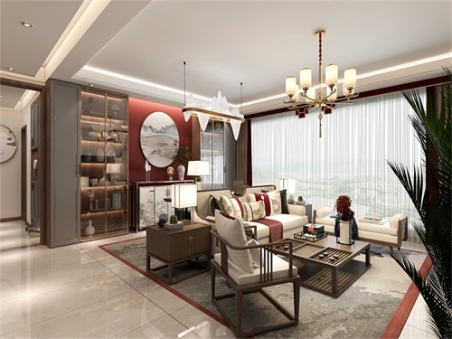 江南賦144平米新中式裝修效果圖 江南賦144平米新中式裝修效果圖