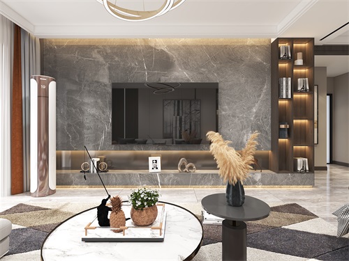 中海鉑悅公館133平米現(xiàn)代風格效果圖 中海鉑悅公館133平米現(xiàn)代風格效果圖