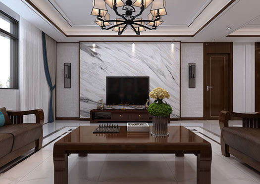 海珀蘭軒172平米新中式風格效果圖 海珀蘭軒172平米新中式風格效果圖