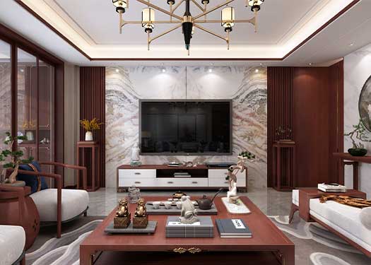 北安小區(qū)220平米新中式風格效果圖 北安小區(qū)220平米新中式風格效果圖