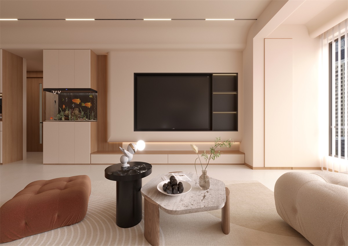 中海九樾143㎡ | 原木奶油風的家，越看越愛！