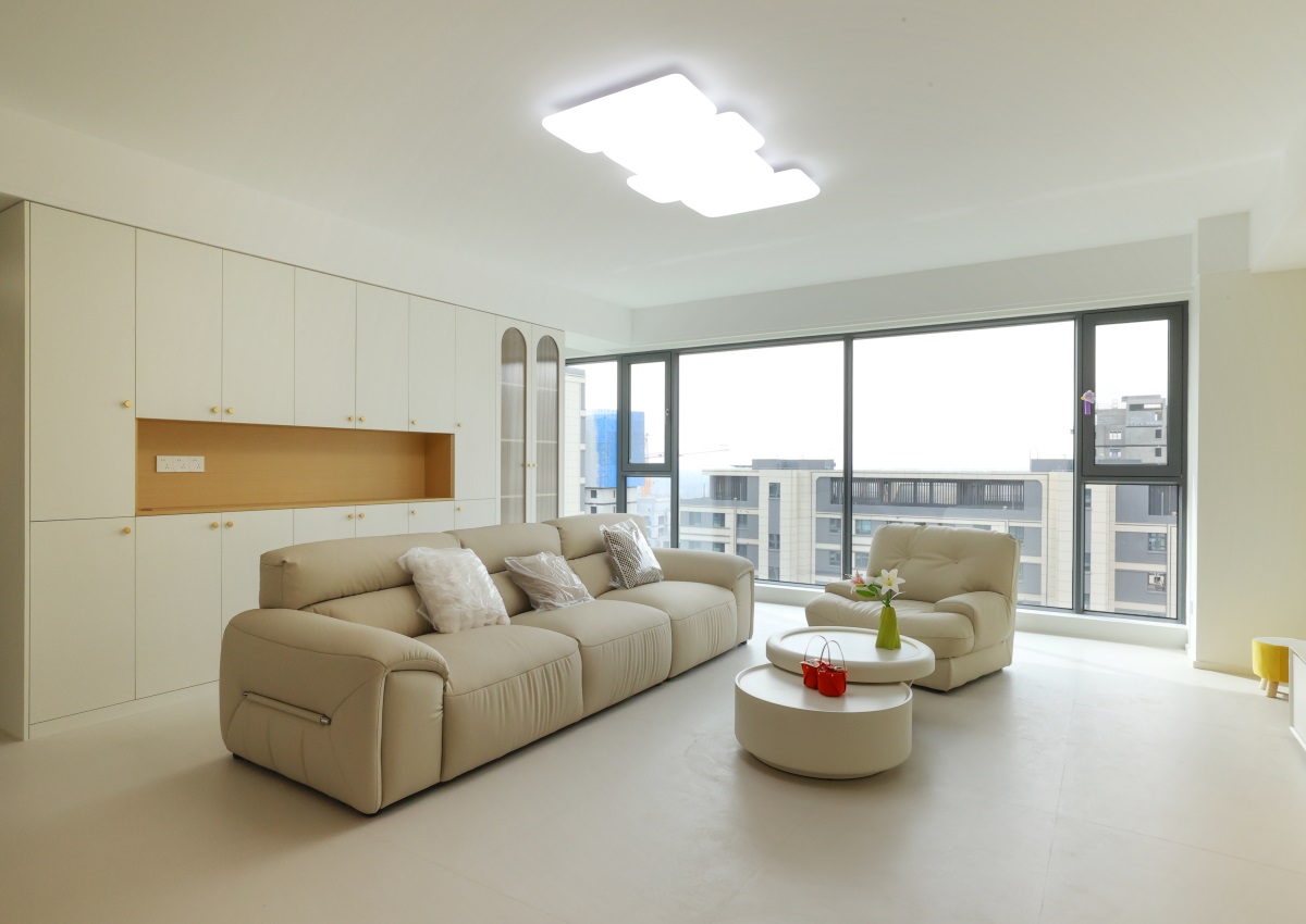 實(shí)景 | 萬(wàn)錦公館143㎡奶油風(fēng)，藏進(jìn)角落里的寫(xiě)意自然，讓焦慮瞬間清零！