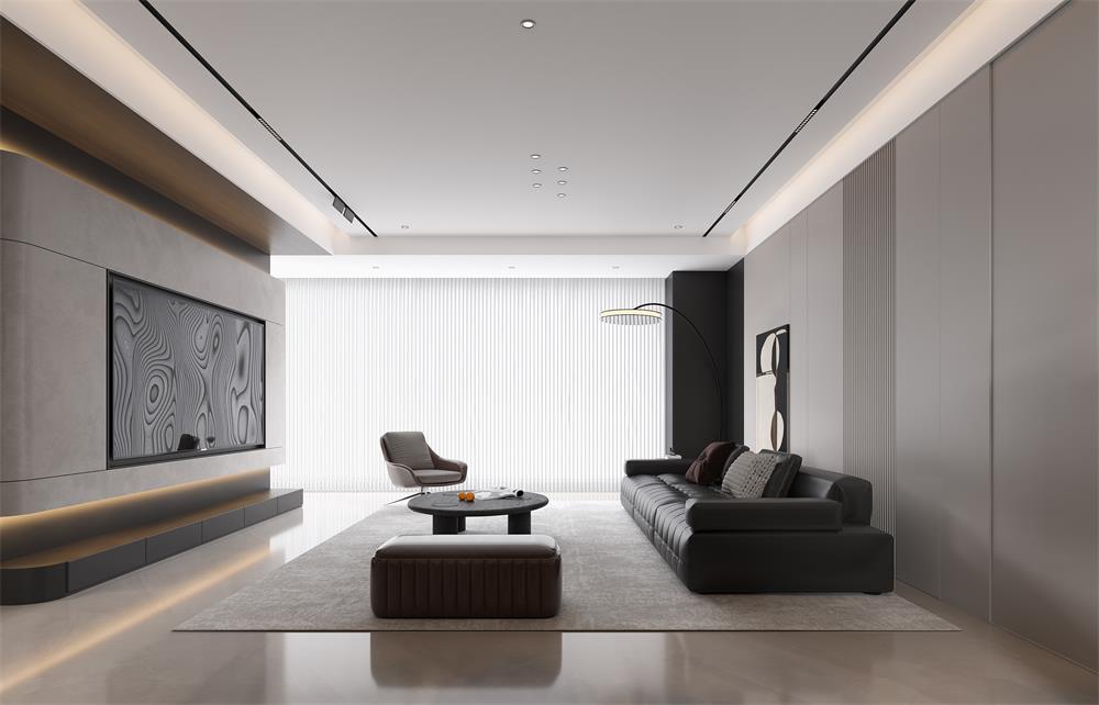 中海華樾133㎡ | 看不膩的「黑白極簡(jiǎn)」王炸組合！高級(jí)感原地封神！