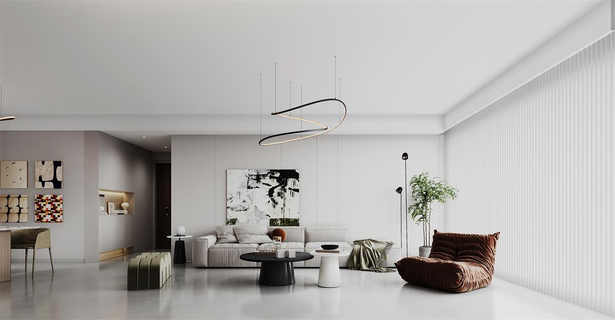 寧房云筑129㎡ | 裝修的盡頭原來是極簡！家越簡單越高級~