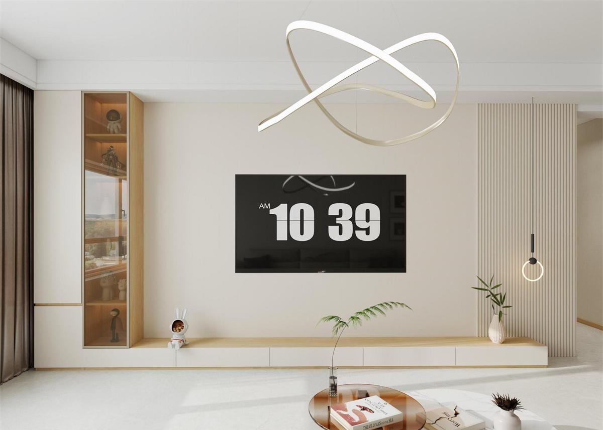 魯銀瀧璽126㎡ | 溫柔感溢出屏幕！『簡約+奶油』看一百遍也不膩