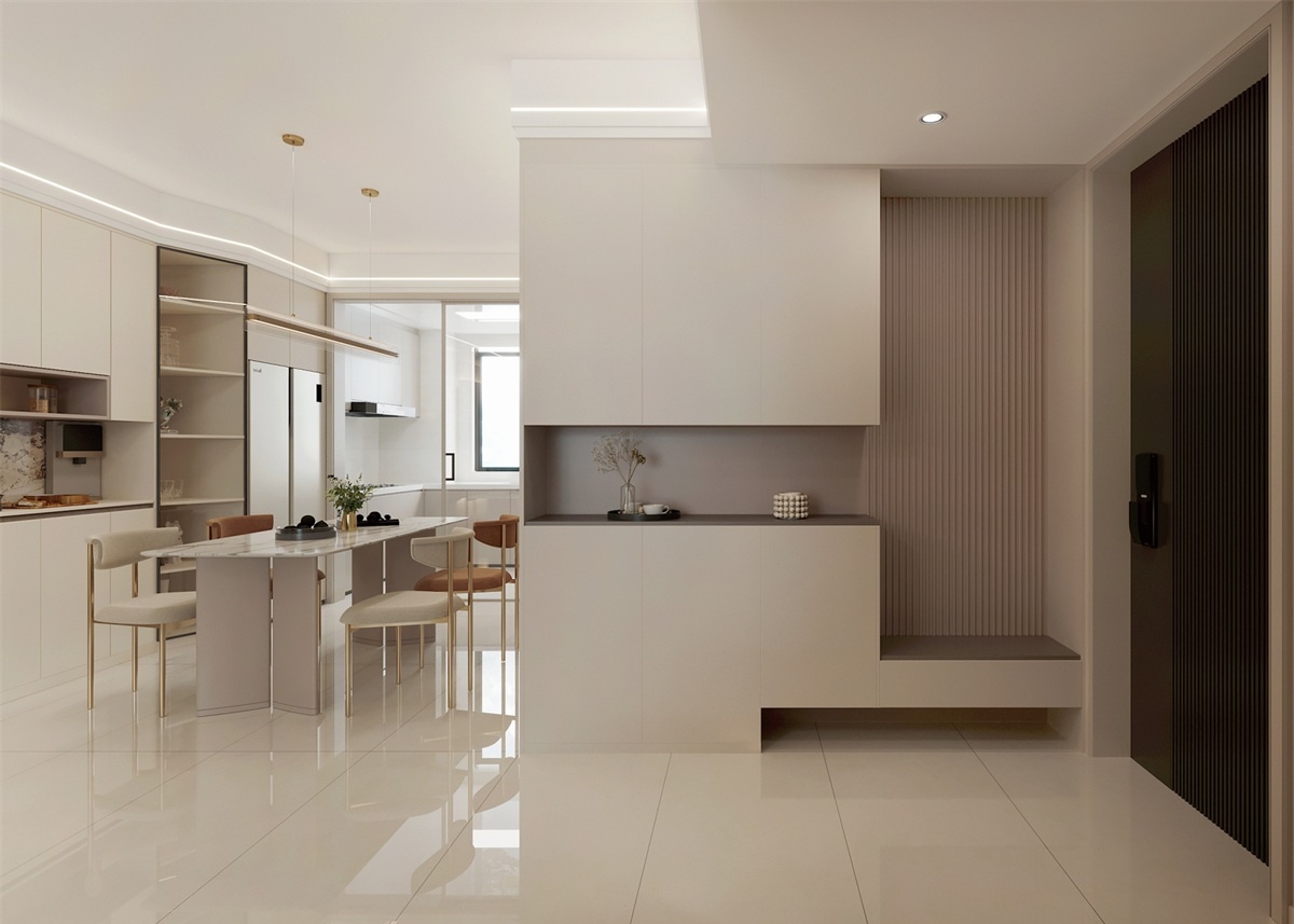 中海河山郡 | 聽勸！裝修少看點網(wǎng)紅設(shè)計，119㎡簡約風(fēng)小家溫馨又耐看！