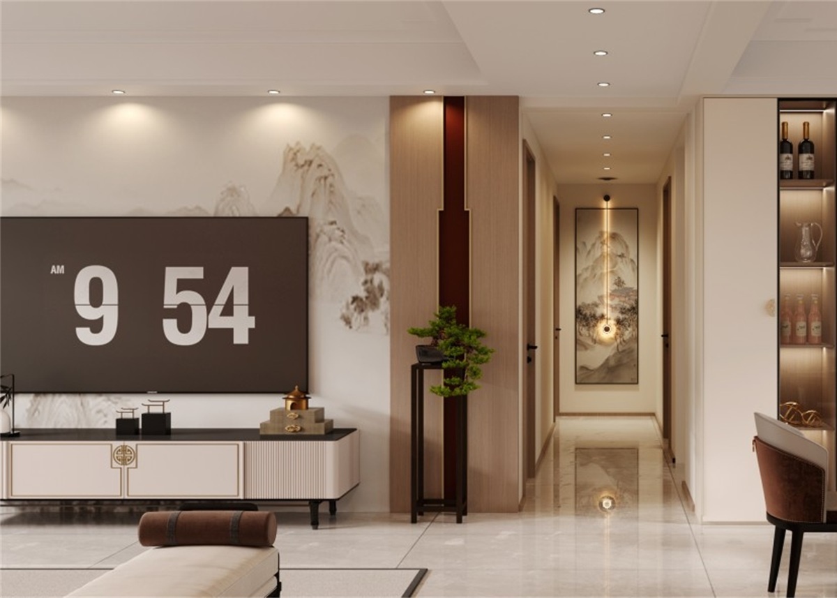 中海華樾185㎡ | 新中式到底有多絕？東方美學直接拿下一家老??！