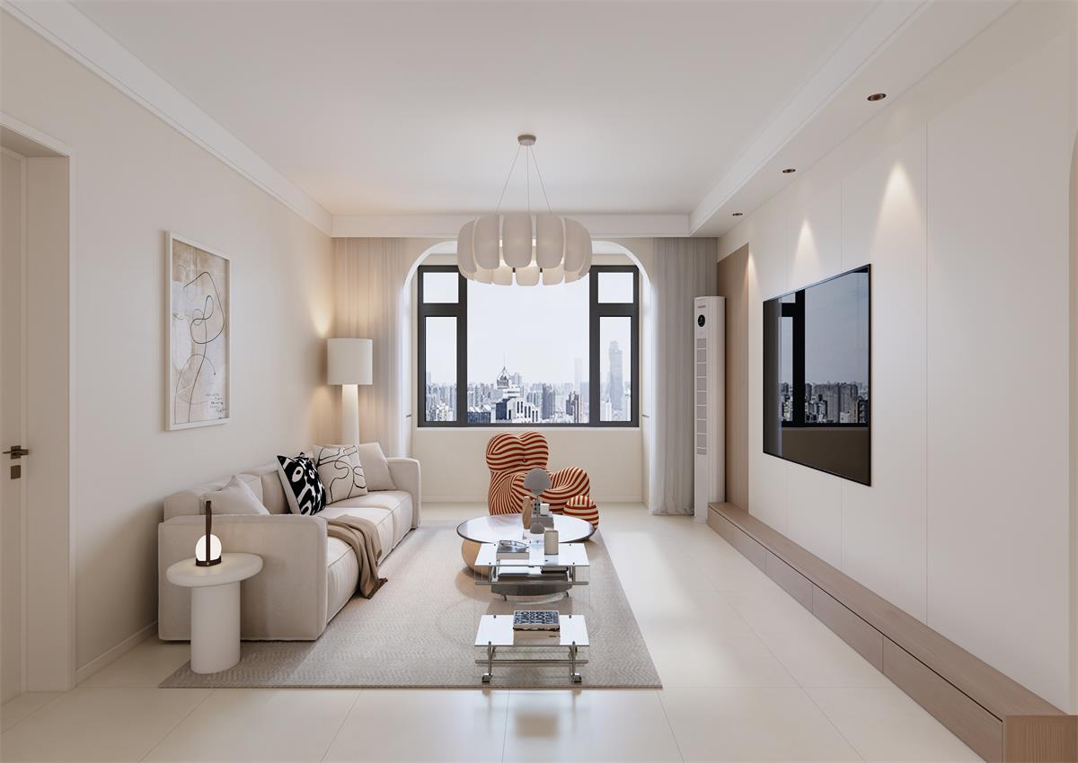 悅海·天潤(rùn)府153㎡ | 自帶溫柔濾鏡！奶油風(fēng)的家簡(jiǎn)直是「松弛感」頂流！