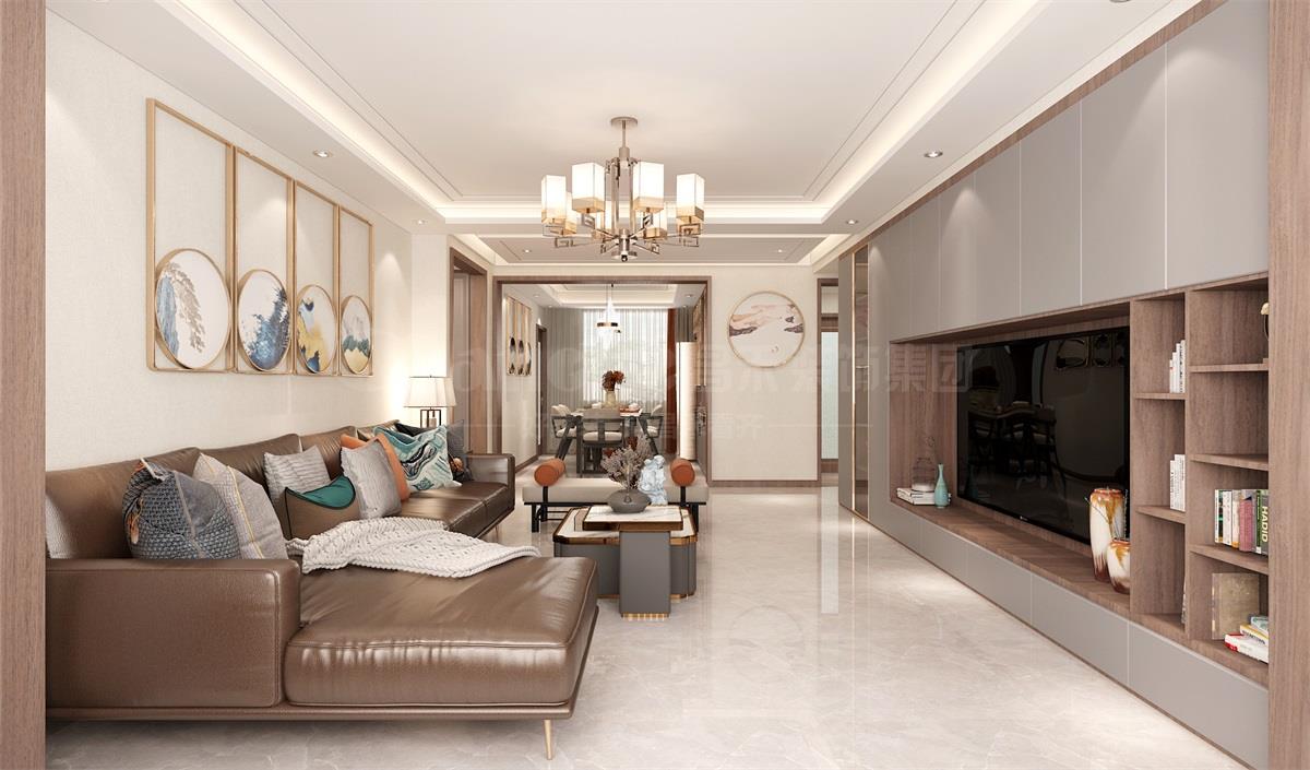 璽云臺(tái)140平米現(xiàn)代簡約裝修效果圖 